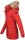 Navahoo Schneeengel Damen Winter Jacke warm gefüttert mit Kapuze B612 Rot Größe XS - Gr. 34