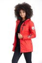 Marikoo Zimtzicke Damen Outdoor Softshell Jacke lang  B614