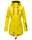 Marikoo Zimtzicke Damen Outdoor Softshell Jacke lang  B614 Gelb Größe S - Gr. 36