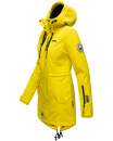 Marikoo Zimtzicke Damen Outdoor Softshell Jacke lang  B614 Gelb Größe M - Gr. 38