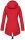 Marikoo Zimtzicke Damen Outdoor Softshell Jacke lang  B614 Rot Größe XS - Gr. 34