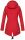 Marikoo Zimtzicke Damen Outdoor Softshell Jacke lang  B614 Rot Größe XS - Gr. 34