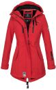 Marikoo Zimtzicke Damen Outdoor Softshell Jacke lang...