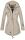 Marikoo Zimtzicke Damen Outdoor Softshell Jacke lang  B614 Hellgrau Größe S - Gr. 36