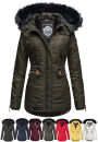 Navahoo Schätzchen Damen Winter Jacke mit Teddyfell...