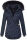 Navahoo Schätzchen Damen Winter Jacke mit Teddyfell und Kunstfell B615 Navy Größe XS - Gr. 34