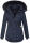 Navahoo Schätzchen Damen Winter Jacke mit Teddyfell und Kunstfell B615 Navy Größe XL - Gr. 42