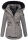Navahoo Schätzchen Damen Winter Jacke mit Teddyfell und Kunstfell B615 Grau Größe M - Gr. 38