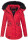 Navahoo Schätzchen Damen Winter Jacke mit Teddyfell und Kunstfell B615 Rot Größe XS - Gr. 34
