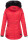 Navahoo Schätzchen Damen Winter Jacke mit Teddyfell und Kunstfell B615 Rot Größe XS - Gr. 34