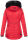 Navahoo Schätzchen Damen Winter Jacke mit Teddyfell und Kunstfell B615 Rot Größe M - Gr. 38