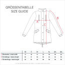 Marikoo Damen Winterjacke mit Kapuze und Kunstfell lang B617  Schwarz Größe XXL - Gr. 44