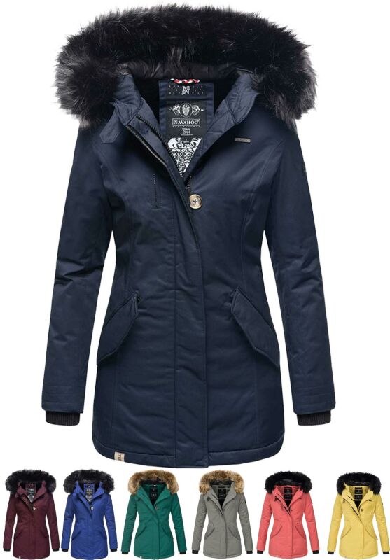 Navahoo Nisam Damen Winter Jacke warm gefüttert B626