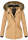 Navahoo Nisam Damen Winter Jacke warm gefüttert B626 Camel Größe XL - Gr. 42