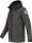 Marikoo Noaa Herren Outdoor Softshell Jacke wasserabweisend B630 Dunkel Grau Größe S - Gr. S
