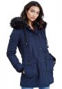 Navahoo Luluna Damen Winter Jacke mit Kunstfell und Teddyfell B636