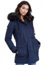 Navahoo Luluna Damen Winter Jacke mit Kunstfell und...