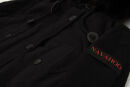 Navahoo Luluna Damen Winter Jacke mit Kunstfell und Teddyfell B636 Schwarz Größe S - Gr. 36