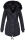 Navahoo Luluna Damen Winter Jacke mit Kunstfell und Teddyfell B636 Schwarz Größe S - Gr. 36