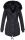 Navahoo Luluna Damen Winter Jacke mit Kunstfell und Teddyfell B636 Schwarz Größe XL - Gr. 42