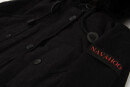 Navahoo Luluna Damen Winter Jacke mit Kunstfell und Teddyfell B636 Schwarz Größe XXL - Gr. 44