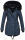 Navahoo Luluna Damen Winter Jacke mit Kunstfell und Teddyfell B636 Navy Größe XS - Gr. 34