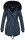 Navahoo Luluna Damen Winter Jacke mit Kunstfell und Teddyfell B636 Navy Größe XL - Gr. 42