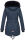 Navahoo Luluna Damen Winter Jacke mit Kunstfell und Teddyfell B636 Navy Größe XL - Gr. 42