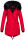 Navahoo Luluna Damen Winter Jacke mit Kunstfell und Teddyfell B636 Rot Größe L - Gr. 40