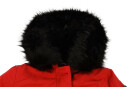 Navahoo Luluna Damen Winter Jacke mit Kunstfell und Teddyfell B636 Rot Größe XXL - Gr. 44