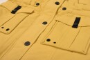Navahoo Luluna Damen Winter Jacke mit Kunstfell und Teddyfell B636 Gelb Größe XS - Gr. 34