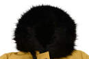 Navahoo Luluna Damen Winter Jacke mit Kunstfell und Teddyfell B636 Gelb Größe S - Gr. 36