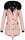 Navahoo Luluna Damen Winter Jacke mit Kunstfell und Teddyfell B636 Rosa Größe XS - Gr. 34