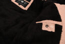Navahoo Luluna Damen Winter Jacke mit Kunstfell und Teddyfell B636 Rosa Größe M - Gr. 38