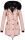 Navahoo Luluna Damen Winter Jacke mit Kunstfell und Teddyfell B636 Rosa Größe M - Gr. 38