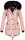 Navahoo Luluna Damen Winter Jacke mit Kunstfell und Teddyfell B636 Rosa Größe XXL - Gr. 44