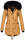 Navahoo Luluna Damen Winter Jacke mit Kunstfell und Teddyfell B636 Camel Größe S - Gr. 36