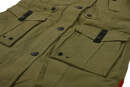 Navahoo Luluna Damen Winter Jacke mit Kunstfell und Teddyfell B636 Grün Größe S - Gr. 36