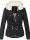 Navahoo Pearl Damen Winter Jacke mit Kunstfell B643 Schwarz Größe S - Gr. 36