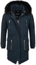 Marikoo Warrior Herren Winter Jacke B644 Navy Größe S - Gr. S