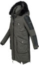 Marikoo Warrior Herren Winter Jacke B644 Grau Größe S - Gr. S