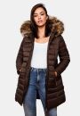 Marikoo Rose Damen Winter Jacke gesteppt lang B647