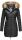 Marikoo Rose Damen Winter Jacke gesteppt lang B647 Schwarz Größe M - Gr. 38