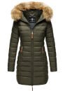 Marikoo Rose Damen Winter Jacke gesteppt lang B647...