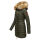 Marikoo Rose Damen Winter Jacke gesteppt lang B647 Grün-Größe XXL - Gr. 44