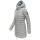 Marikoo Rose Damen Winter Jacke gesteppt lang B647 Grau-Größe S - Gr. 36