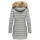 Marikoo Rose Damen Winter Jacke gesteppt lang B647 Grau-Größe L - Gr. 40