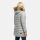Marikoo Rose Damen Winter Jacke gesteppt lang B647 Grau-Größe XL - Gr. 42