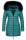 Marikoo Rose Damen Winter Jacke gesteppt lang B647 Ozean Grün Größe L - Gr. 40