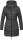 Marikoo Knuddelmaus warm gefütterte Damen Winter Jacke mit Teddyfell B616 Schwarz Größe XS - Gr. 34